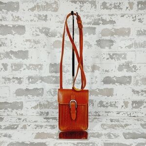 MW Most Wanted Leather Cellphone Cardholder Crossbody Bag Adjustable Strap 0553